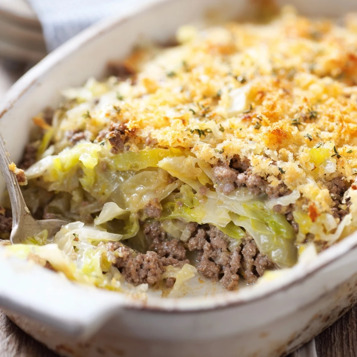 Kohl Auflauf mit Käse